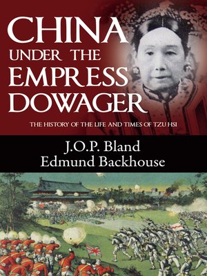 cover image of China Under the Empress Dowager